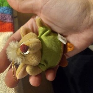 McDonald's Plush Mouse with Green and Brown